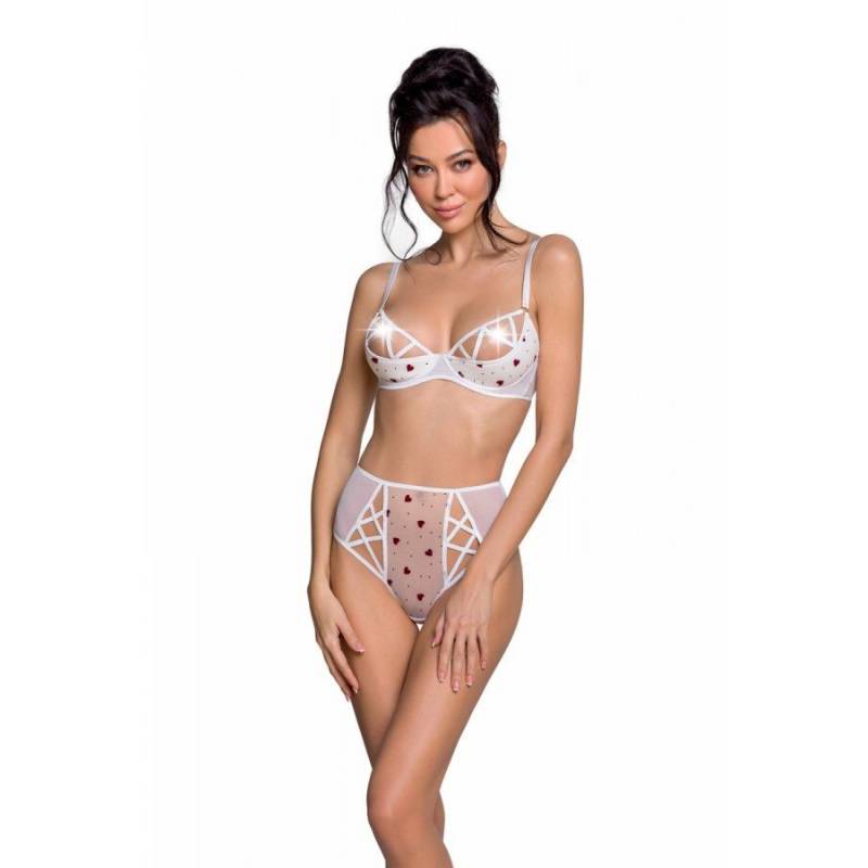 Комплекты Passion Lingerie Glamiss set Red-Black, Красный, S/M Pas_Glamiss set Red-Black S/M - Passion - Эротические комплекты: лиф и трусики - Купить
