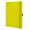 Записная книга Qbook 20 x 28,5 см 192 страницы в клетку Лимонная с карманом