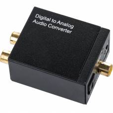 Цифро-аналоговый аудио конвертер U&P SPDIF / Coaxial - RCA / 3.5 мм Black (WAZ-DA2-BK)