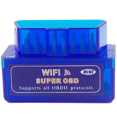 Автомобильный сканер U&P OBD2 mini ELM327 Wi-Fi v1.5 Pic18F25K80 Blue (WAZ-ELM327-V4BE)