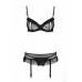 Сексуальный комплект с поясом для чулок LOVELIA SET black S/M - Passion