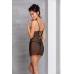 Сорочка с вырезами на груди + стринги LOVELIA CHEMISE black S/M - Passion