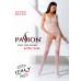 Бодистокинг Passion BS069 white, комбинезон, имитация чулок и боди