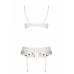 Сексуальный комплект с поясом для чулок LOVELIA SET white L/XL - Passion