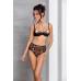Эротический комплект с рисунком LOVELIA BIKINI black S/M - Passion